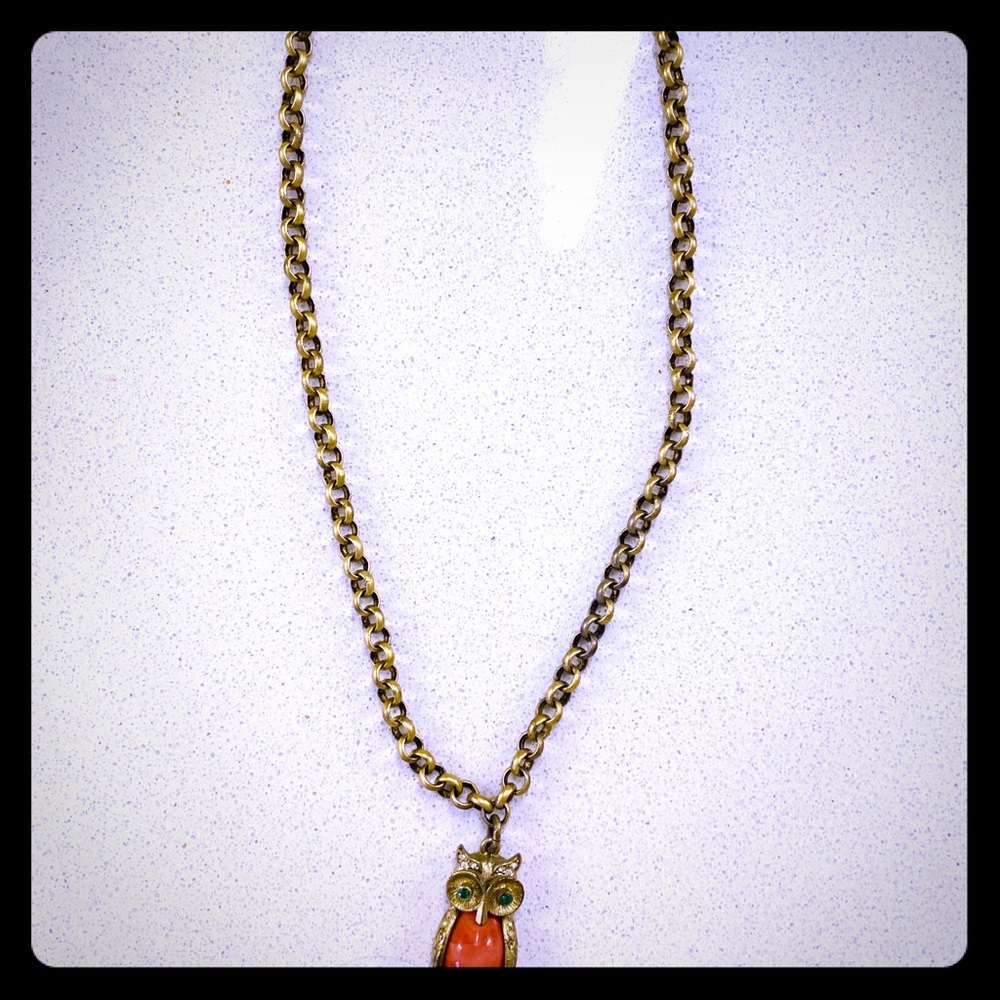 Stella and Dot Owl necklace - Picture 2 of 4